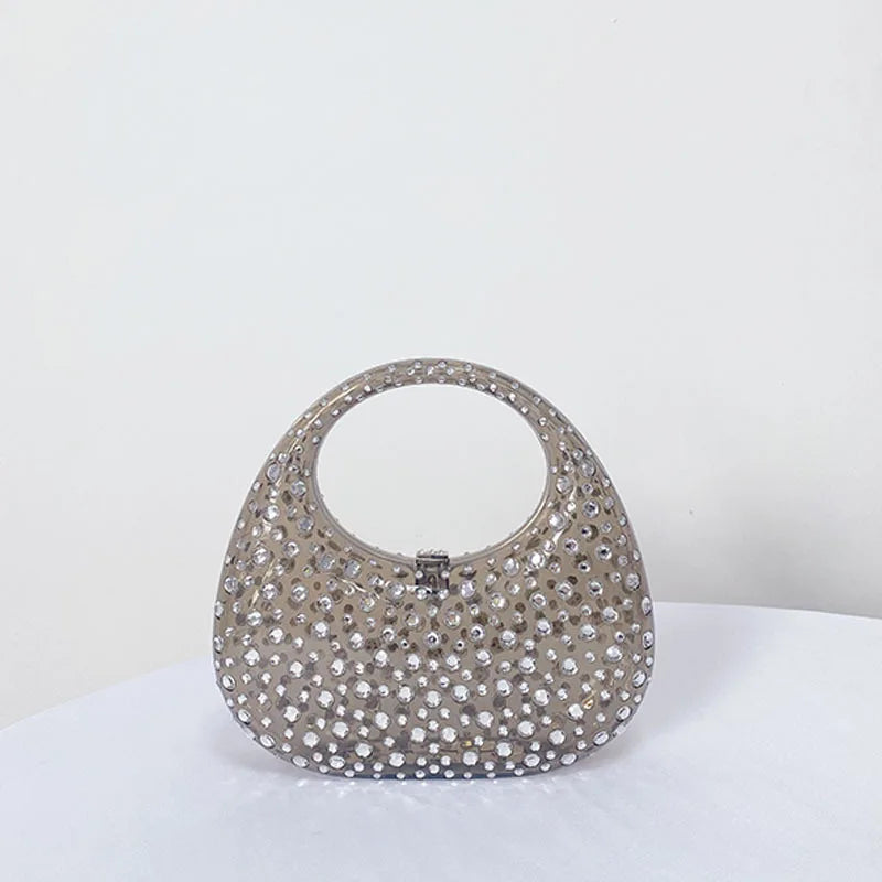 Bolsa de Mão Acrílico Cirstais Judy