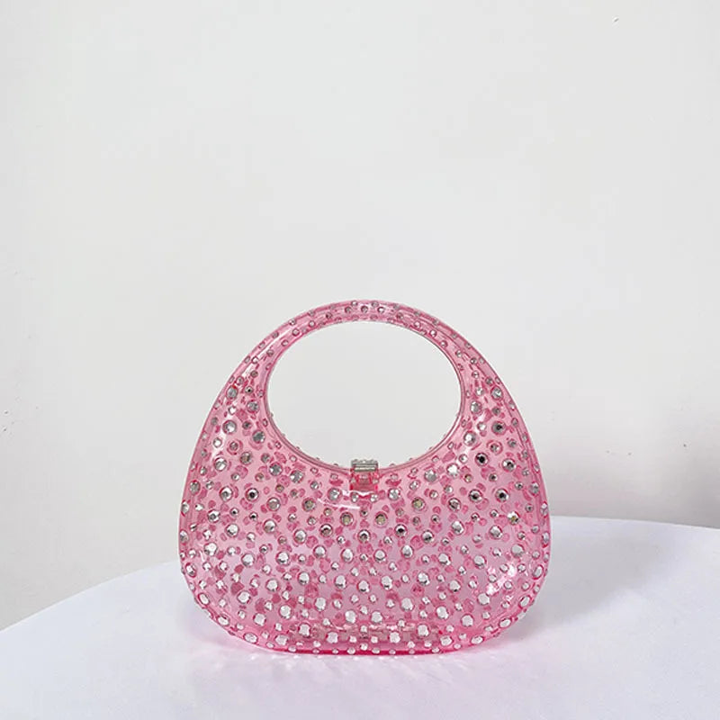 Bolsa de Mão Acrílico Cirstais Judy
