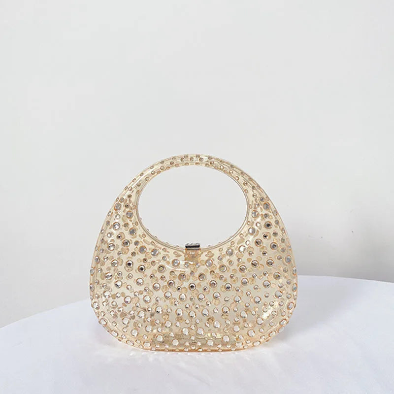 Bolsa de Mão Acrílico Cirstais Judy