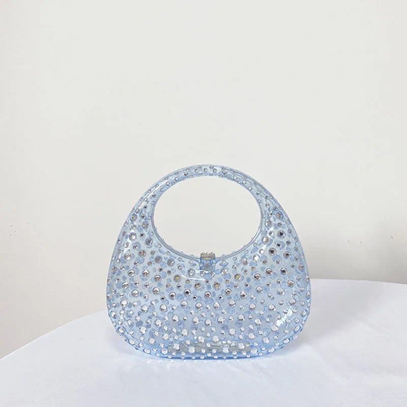 Bolsa de Mão Acrílico Cirstais Judy