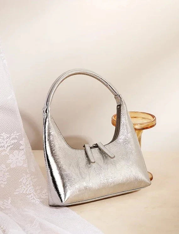 Bolsa Baguete Couro Legítimo Liz