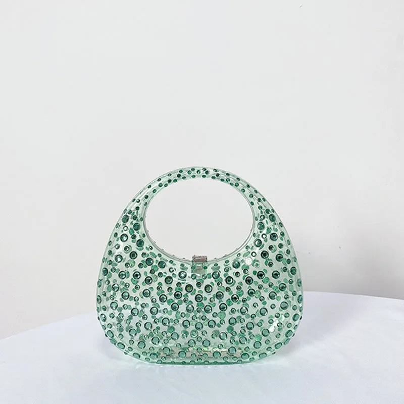 Bolsa de Mão Acrílico Cirstais Judy