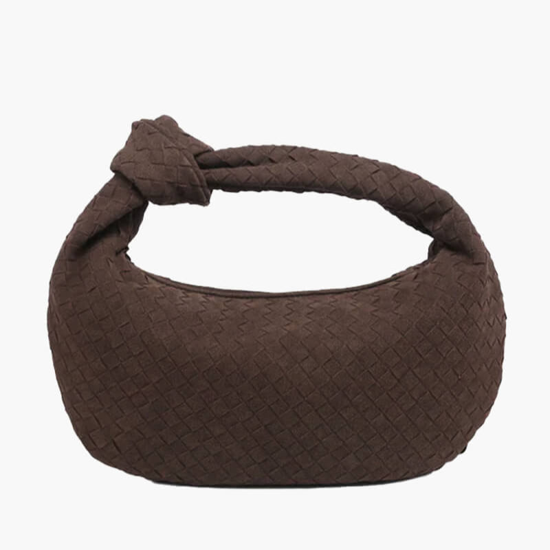 Bolsa Trançada Alice Grande Camurça