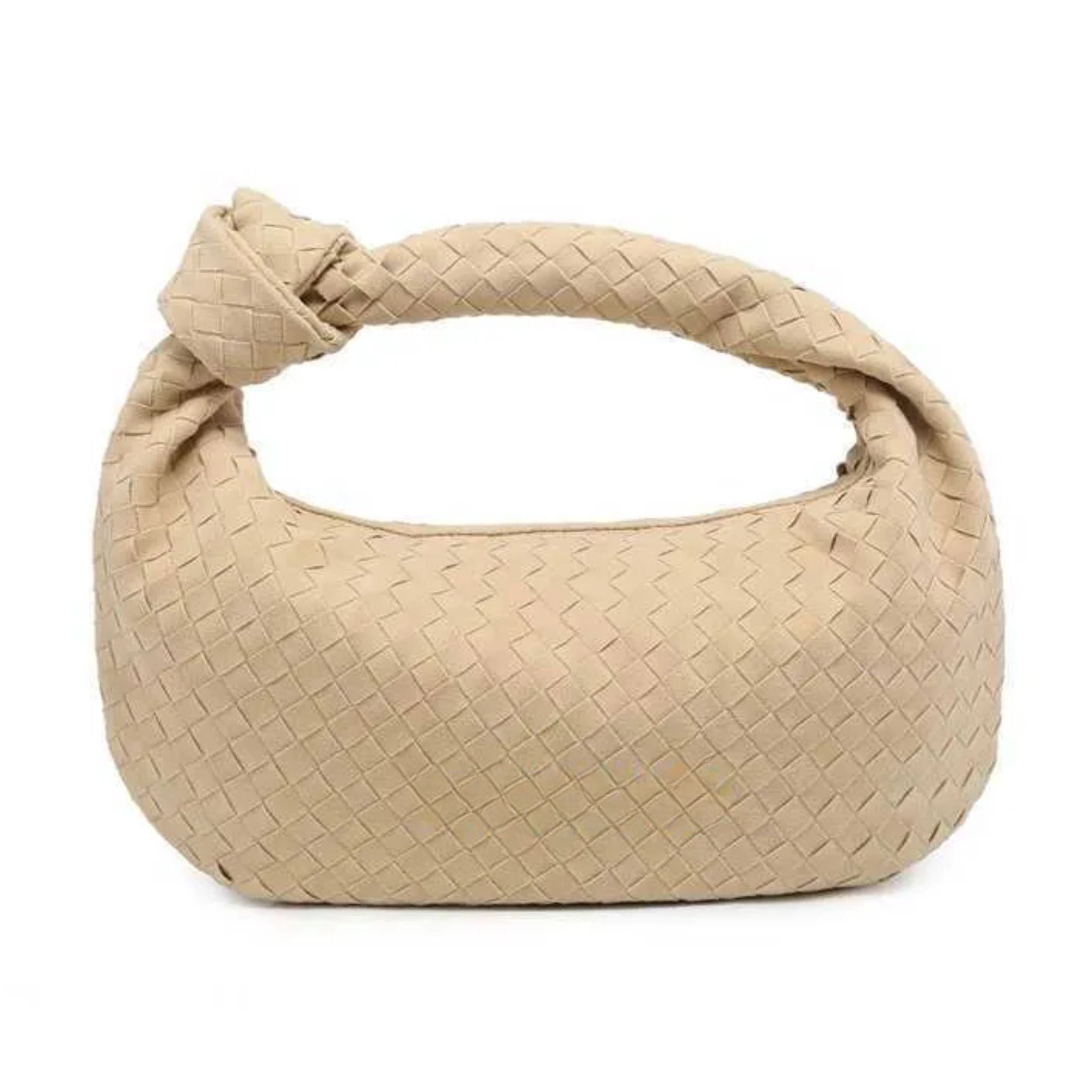 Bolsa Trançada Alice Grande Camurça